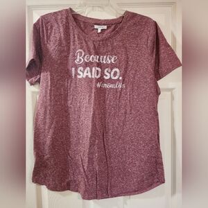 Maroon Graphic T-Shirt